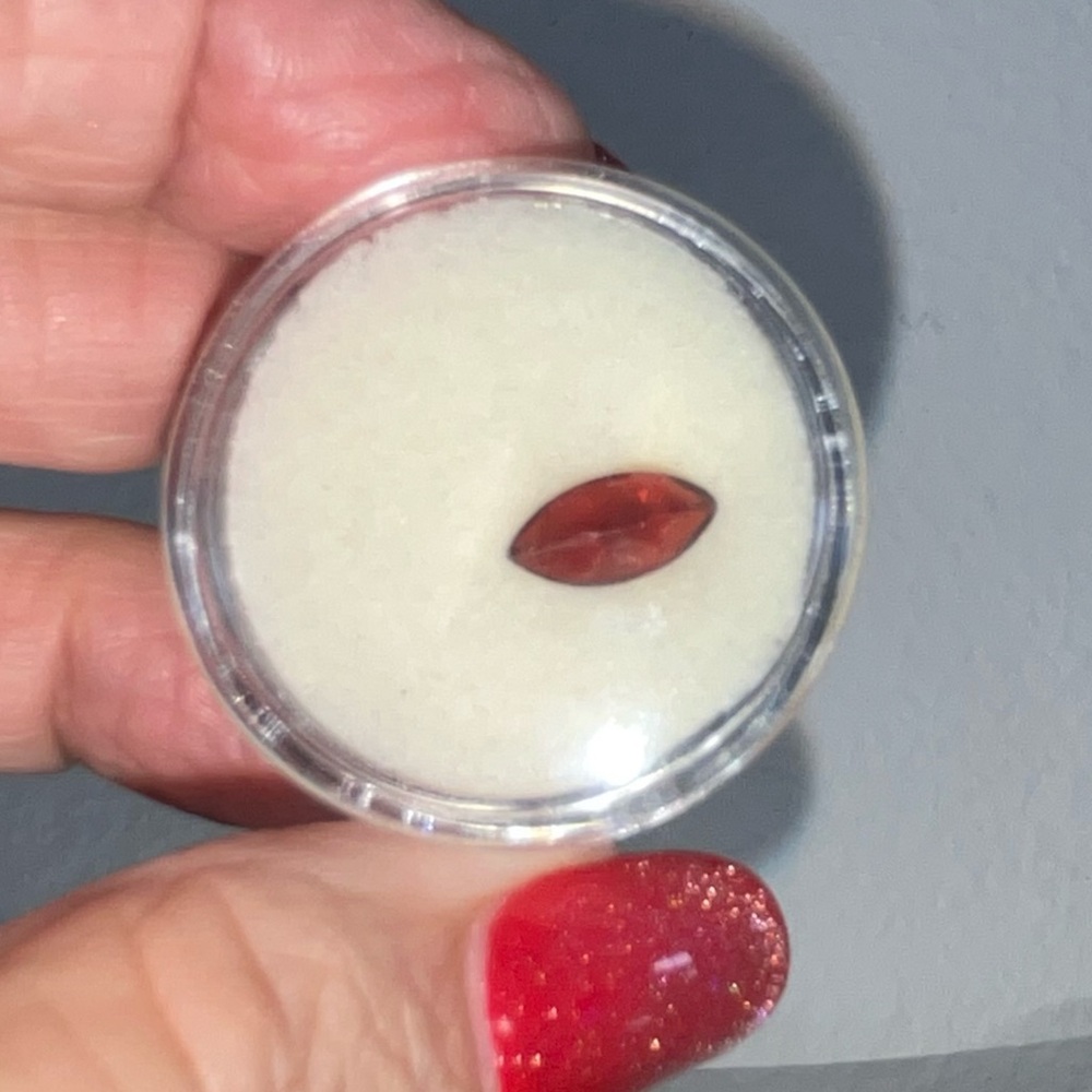 Ruby Red Marquise Cut Gemstone - image 1